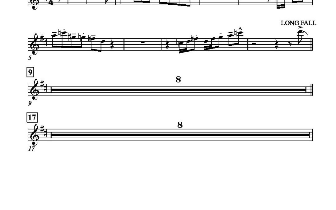 COLD DUCK TIME alto sax