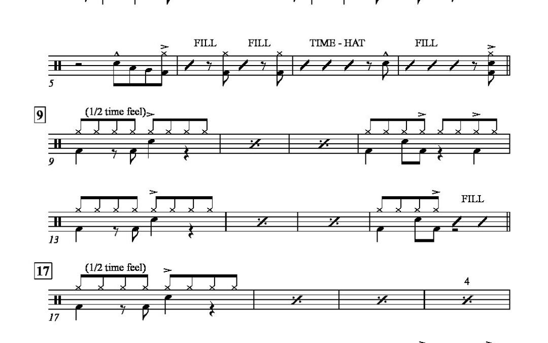 COLD DUCK TIME drums