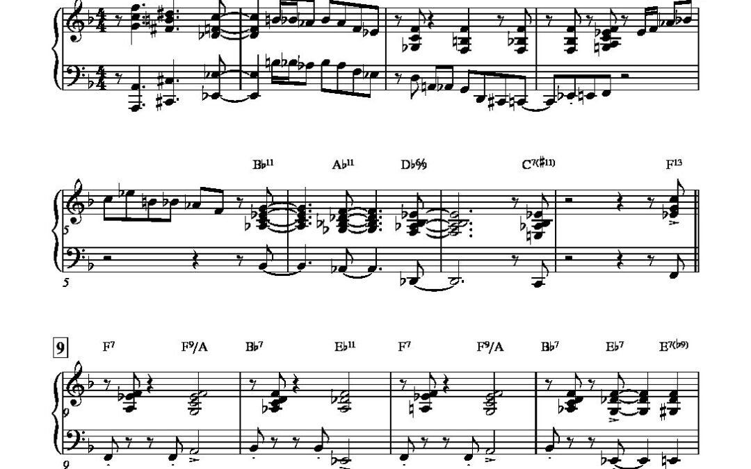 COLD DUCK TIME piano