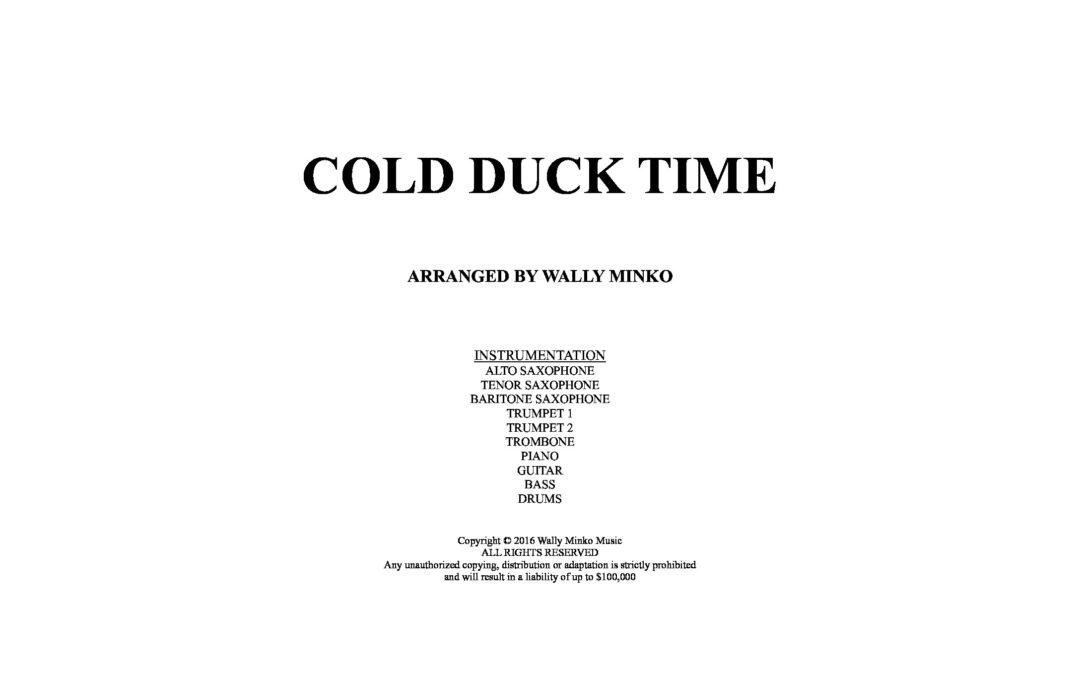 COLD DUCK TIME score